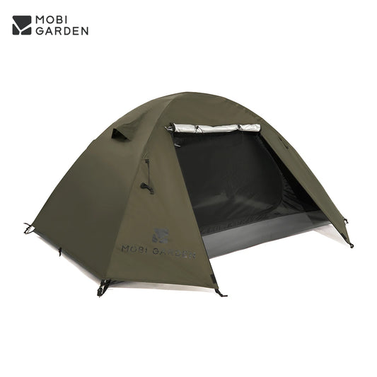 MOBI GARDEN Camping Backpacking Tent Waterproof Rainproof Hiking Silver Coated Sun Protection Easy Set Up - BLACKBEARD OUTDOOR INDUSTRIES