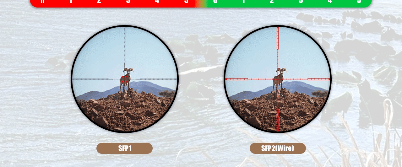 SPINA OPTICS WolfChase LPVO 1.2-6x24 FFP/SFP - Lunette de Tir pour Fusil, Viseur à Point Rouge, Optique de Chasse et CQB Ma boutique