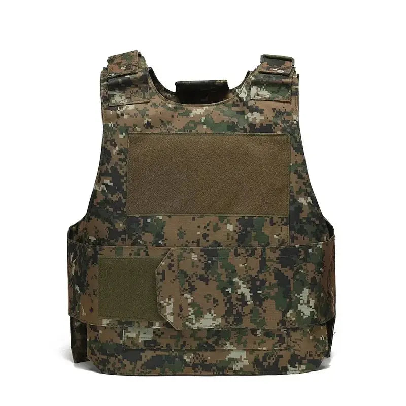 Housse de Gilet Pare-Balles Porte-Plaques – Tactical Vest MOLLE Combat Assault Plate Carrier Ma boutique