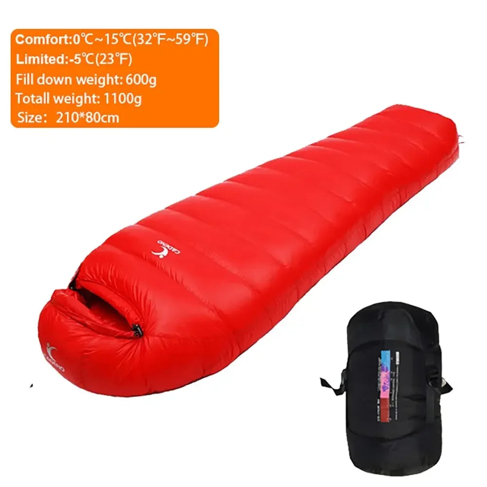 Sac de Couchage Ultraléger en Duvet de Canard Blanc | Hiver / Automne – Forme Momie - BLACKBEARD OUTDOOR INDUSTRIES