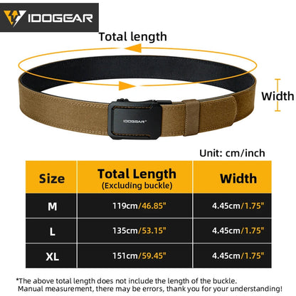 Ceinture Tactique IDOGEAR 1,75" Nylon 1000D – Résistance et Confort pour les Activités Tactiques Ma boutique