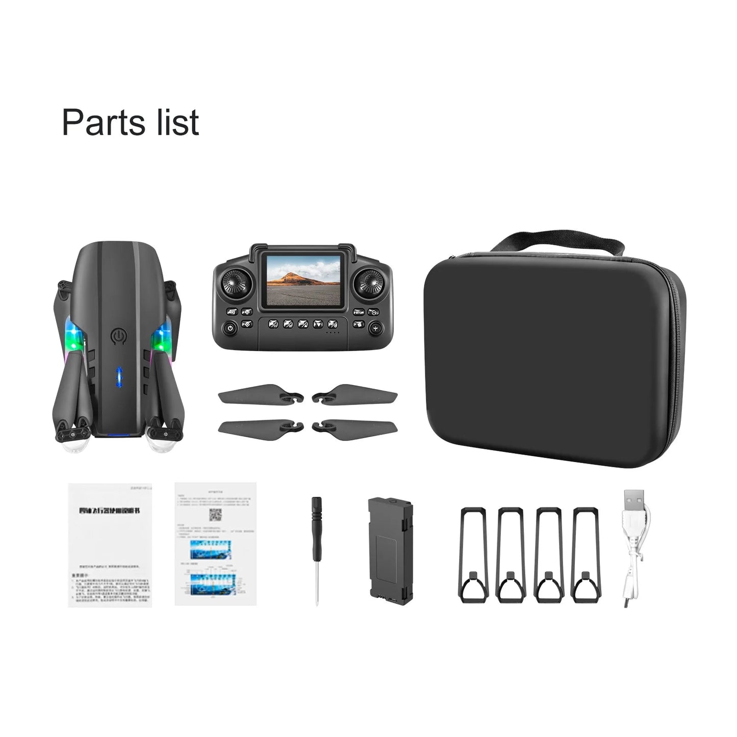 drone mini Black E88 E99 double caméras 4K HD Ma boutique