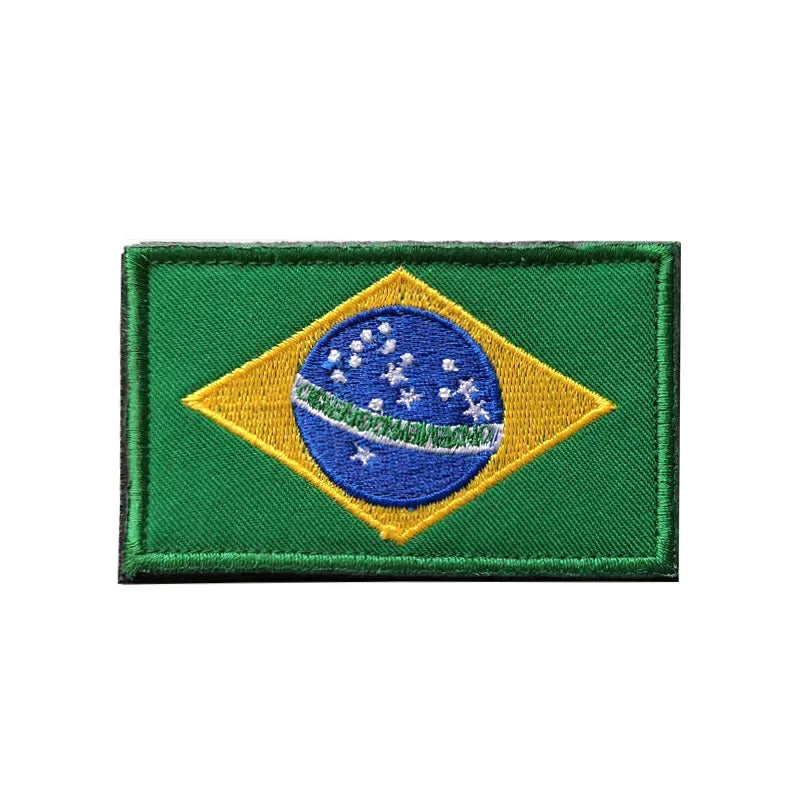 Patch Brodé Drapeau – international | Patch Militaire Tactique Velcro - BLACKBEARD OUTDOOR INDUSTRIES