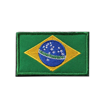 Patch Brodé Drapeau – international | Patch Militaire Tactique Velcro - BLACKBEARD OUTDOOR INDUSTRIES