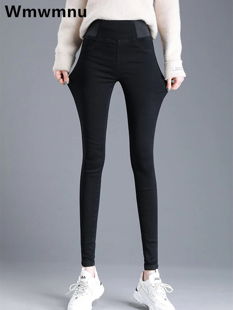 Jean Femme Grande Taille 26–38 | Skinny Fit Taille Haute – Style Coréen Casual - BLACKBEARD OUTDOOR INDUSTRIES