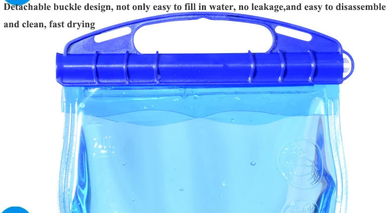 Réservoir d’eau 1,5L / 2L pour Sac d’Hydratation – Sac de Stockage d’Eau pour Gilet, Running, Cyclisme - BLACKBEARD OUTDOOR INDUSTRIES