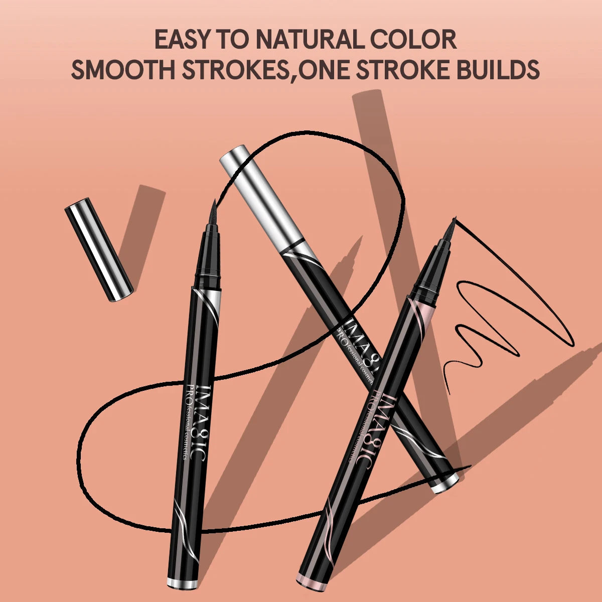 IMAGIC Waterproof Eyeliner - Long-Lasting Matte & Shimmer Finish Eyeliner Pen BLACKBEARD OUTDOOR INDUSTRIES