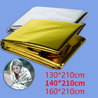 Couverture de Survie d'Urgence | Thermique, Imperméable & Coupe-Vent - BLACKBEARD OUTDOOR INDUSTRIES