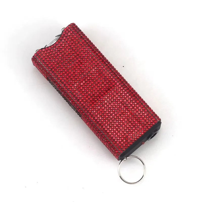 DiamondInlaid Multifunctional Portable Outdoor Tool Flashlight Arc Lighter USB Rechargeable Women's Gift BLACKBEARD OUTDOOR INDUSTRIES