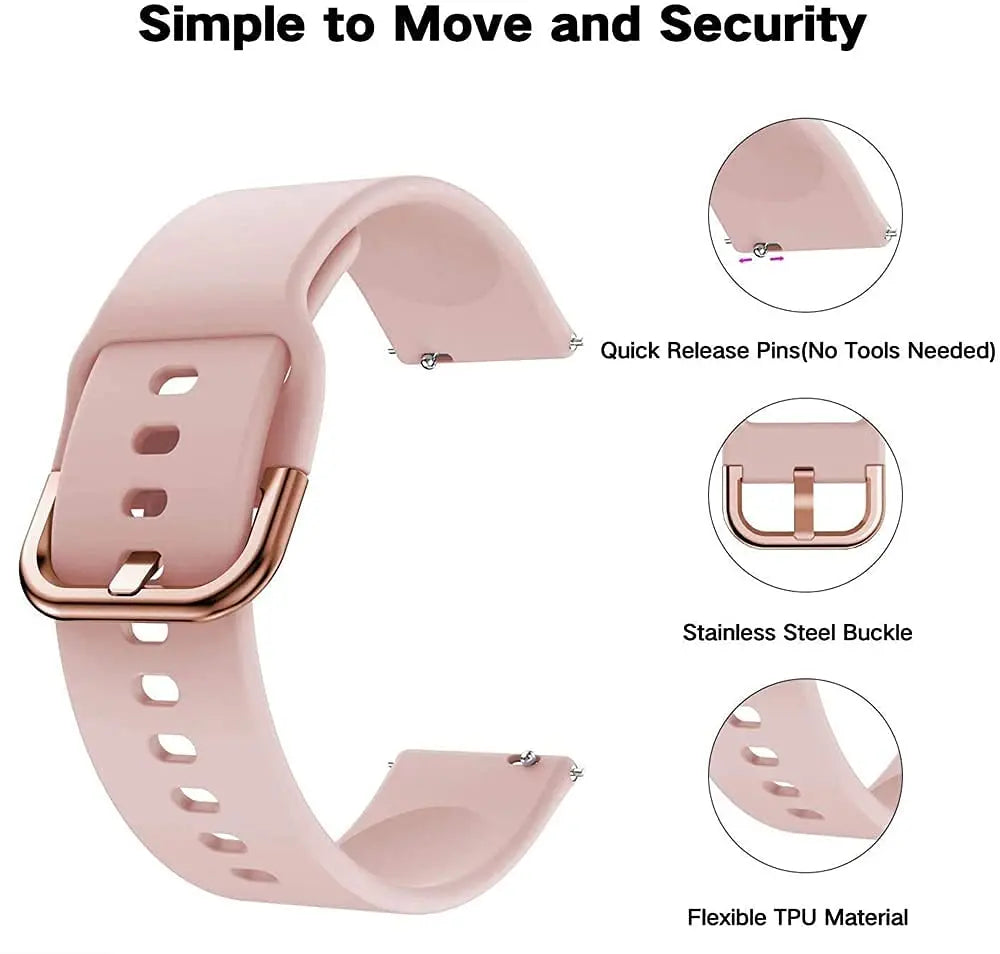 Bracelet en Silicone pour Montre Amazfit (20mm/22mm) BLACKBEARD OUTDOOR INDUSTRIES