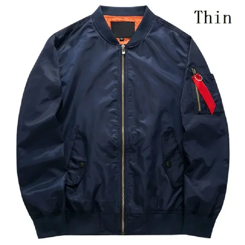 Veste Bomb MA1 Pilote Homme 2023 – Veste Baseball Épaissie Automne-Hiver, Coupe Casual et Militaire - BLACKBEARD OUTDOOR INDUSTRIES