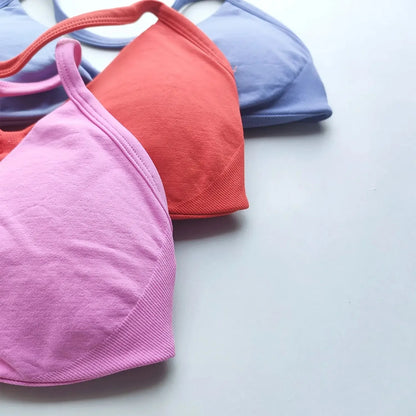 Brassière de Sport à Bretelles – Dos Croisé, Sans Armature, Rembourrage Amovible – Yoga, Fitness, Gym – Femme - BLACKBEARD OUTDOOR INDUSTRIES