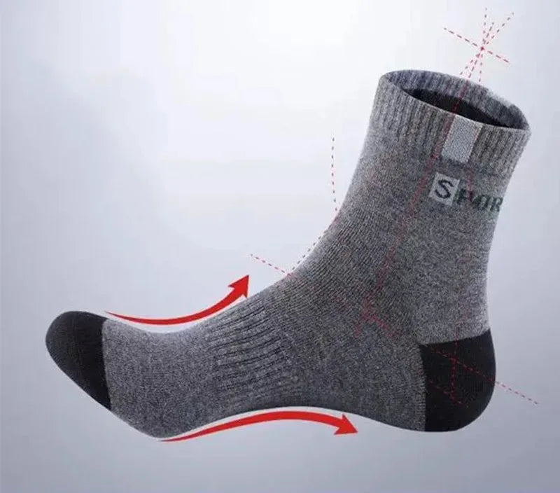 Chaussettes Respirantes unisexe - Fibre de Bambou, Absorption de Transpiration, Déodorantes et Confortables - BLACKBEARD OUTDOOR INDUSTRIES