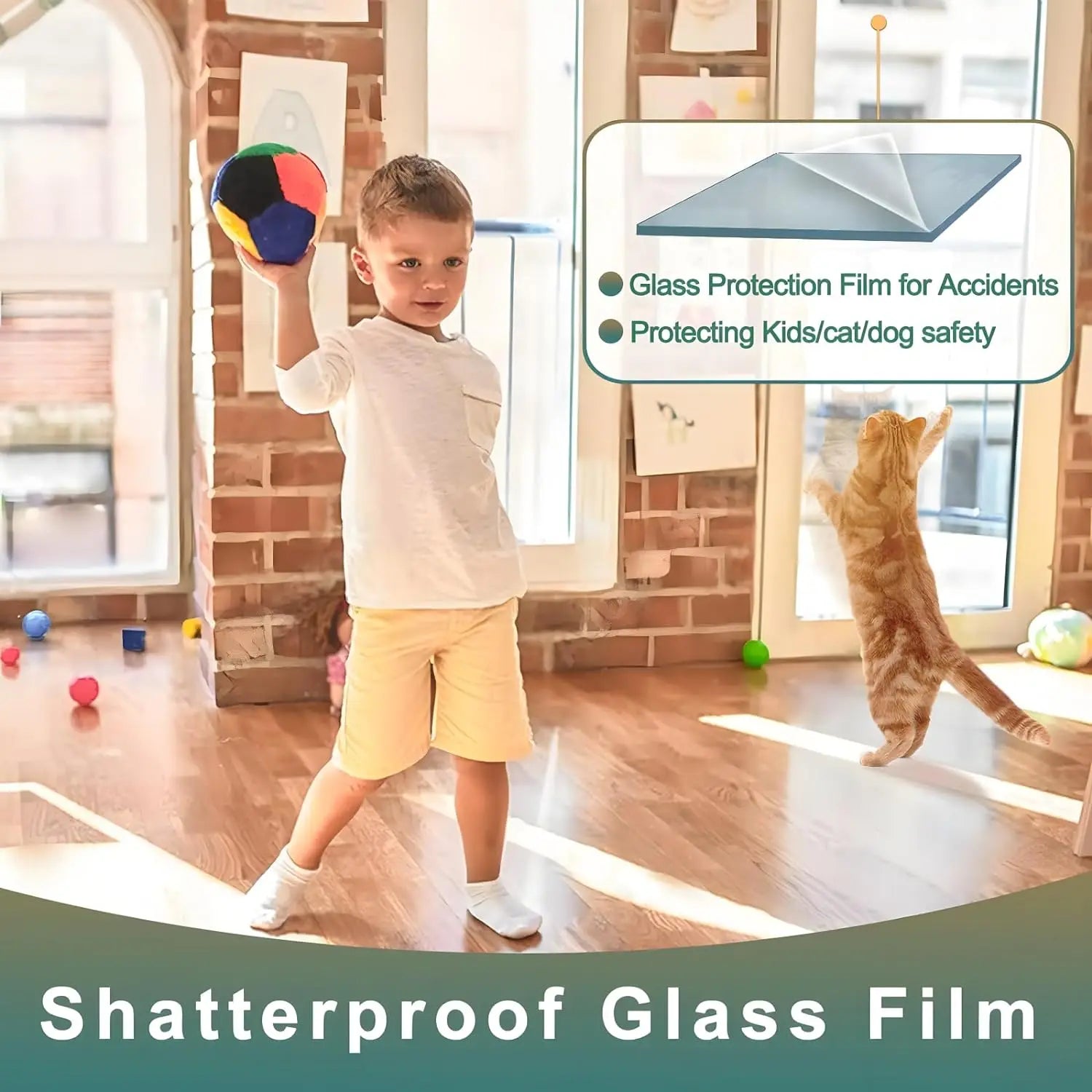 Film de Sécurité Transparent pour Fenêtres – Film Anti-Éclats et Tempéré BLACKBEARD OUTDOOR INDUSTRIES
