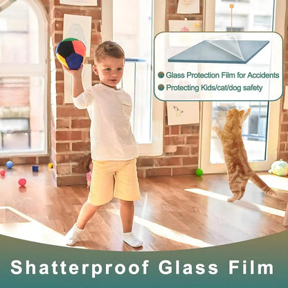 Film de Sécurité Transparent pour Fenêtres – Film Anti-Éclats et Tempéré BLACKBEARD OUTDOOR INDUSTRIES