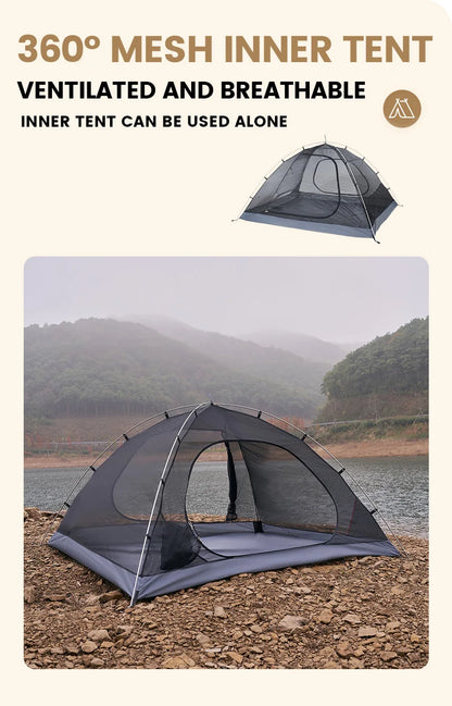 MOBI GARDEN Tente de Trekking pour Camping et Randonnée - 3/4 Personnes - BLACKBEARD OUTDOOR INDUSTRIES