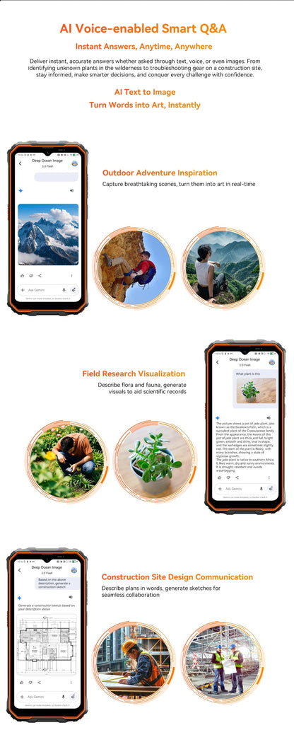 Blackview OSCAL Marine 2 Rugged Smartphone AI, 6.56'' HD+ Display, Unisoc T615, 24(8+16)GB 256GB, 11000mAh, Android 15 Phone NFC BLACKBEARD OUTDOOR INDUSTRIES