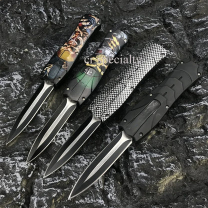 Couteau de chasse multifonctionnel  automatique BM Outdoor – Lame D2, Manche ABS, Poche avec Clip - BLACKBEARD OUTDOOR INDUSTRIES