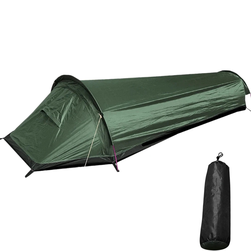 Tente Individuelle Ultra-Légère de Randonnée | Étanche & Compacte – Pour Camping, Trek, Bivouac, Été - BLACKBEARD OUTDOOR INDUSTRIES