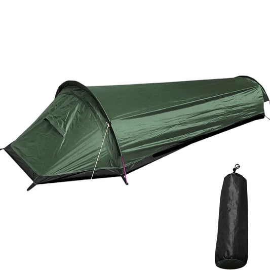 Tente Individuelle Ultra-Légère de Randonnée | Étanche & Compacte – Pour Camping, Trek, Bivouac, Été - BLACKBEARD OUTDOOR INDUSTRIES