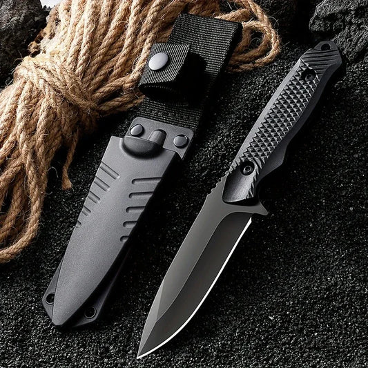 Couteau Pliant Haute Dureté avec Étui – Portable pour Camping, BBQ, Plongée et Épluchage de Fruits - BLACKBEARD OUTDOOR INDUSTRIES