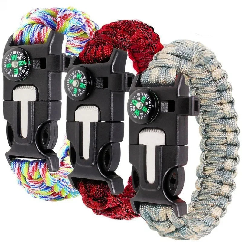 Bracelet de Survie Multi-fonction en Paracorde 4 mm – Équipement Militaire d'Urgence - BLACKBEARD OUTDOOR INDUSTRIES