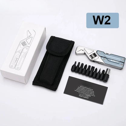 Clé Multi-outil W2 - Pince, Clé Plate, Tournevis et Outil de Maintenance Pliable - Outil EDC Portable pour Réparations à Domicile - BLACKBEARD OUTDOOR INDUSTRIES
