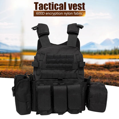 Gilet Porte-Plat en Nylon 600D Camouflage – Gilet de Protection Multifonction pour Chasse et Activités Outdoor - BLACKBEARD OUTDOOR INDUSTRIES