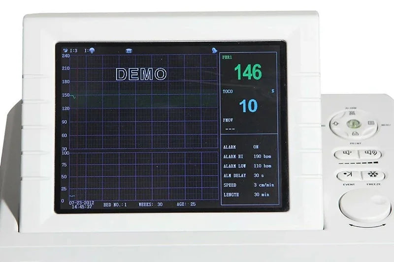 CONTEC CMS800G Moniteur Fœtal Prénatal – Surveillance FHR, TOCO, Mouvement Fœtal (Sonde Double Optionnelle) Ma boutique