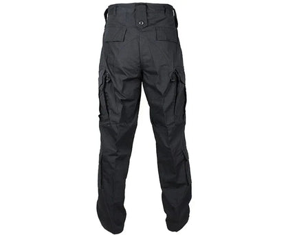 Ensemble Uniforme Tactique BDU Noir – Chemise et Pantalon de Combat pour Homme - BLACKBEARD OUTDOOR INDUSTRIES