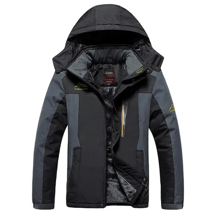 Parka Hiver Homme 2024 - Veste Chaude Imperméable avec Capuche Amovible | Coupe-Vent Militaire Fleece Jusqu’au 9XL - BLACKBEARD OUTDOOR INDUSTRIES
