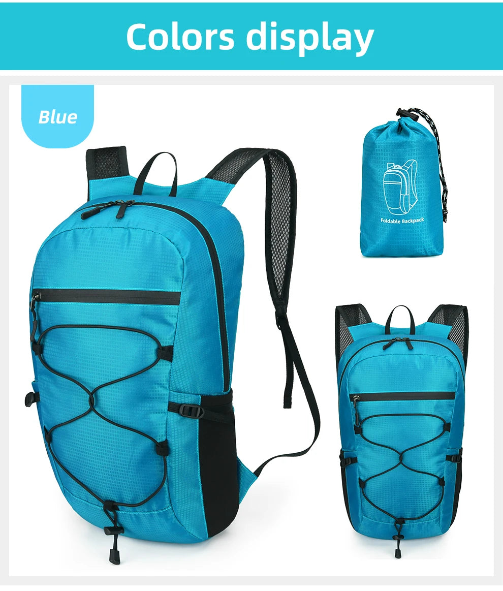 Sac à Dos Pliable Ultraléger – Sac à Dos Outdoor Polyvalent pour Randonnée, Escalade & Voyage - BLACKBEARD OUTDOOR INDUSTRIES