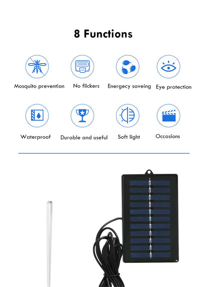 Lampe Solaire Portative à LED - Lampe Rechargeable pour Camping, Tente, Pêche Nocturne, Urgence et Énergie Solaire - BLACKBEARD OUTDOOR INDUSTRIES