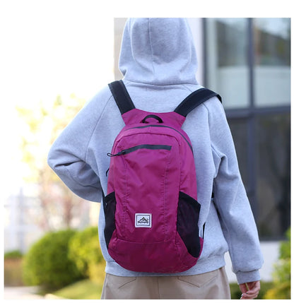 Sac à Dos Pliable 18L Ultra-Léger – Sac de Voyage, Randonnée, Cyclisme et Escalade - BLACKBEARD OUTDOOR INDUSTRIES
