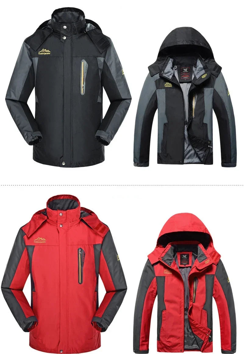 Parka Hiver Homme 2024 - Veste Chaude Imperméable avec Capuche Amovible | Coupe-Vent Militaire Fleece Jusqu’au 9XL - BLACKBEARD OUTDOOR INDUSTRIES