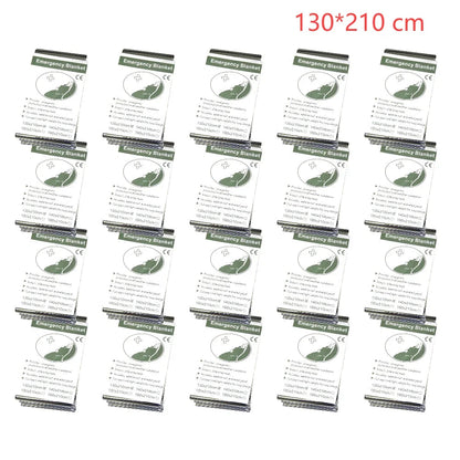 Couverture de Survie d'Urgence – 5/10/20 pièces Couverture d’Isolation Portable, Imperméable et Coupe-Vent pour Camping, Randonnée et Secours Ma boutique