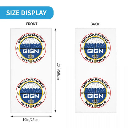 Tour de Cou Gendarmerie GIGN – Bandana d’Hiver avec Protection UV pour Hommes et Femmes | Écharpe Multifonctionnelle pour Ski, Outdoor et Usage Quotidien - BLACKBEARD OUTDOOR INDUSTRIES