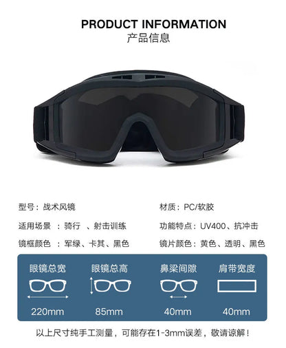 Outdoor Tactical Glasses – Desert Locust Military Fan Goggles - BLACKBEARD OUTDOOR INDUSTRIES