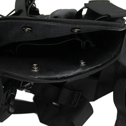 XIERDE Walkie Talkie Radio Holster & Chest Rig - Nylon Radio Case BLACKBEARD OUTDOOR INDUSTRIES