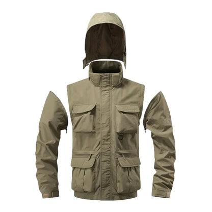 Veste Cargo Multi-Poches Homme – Imperméable & Modulable - BLACKBEARD OUTDOOR INDUSTRIES