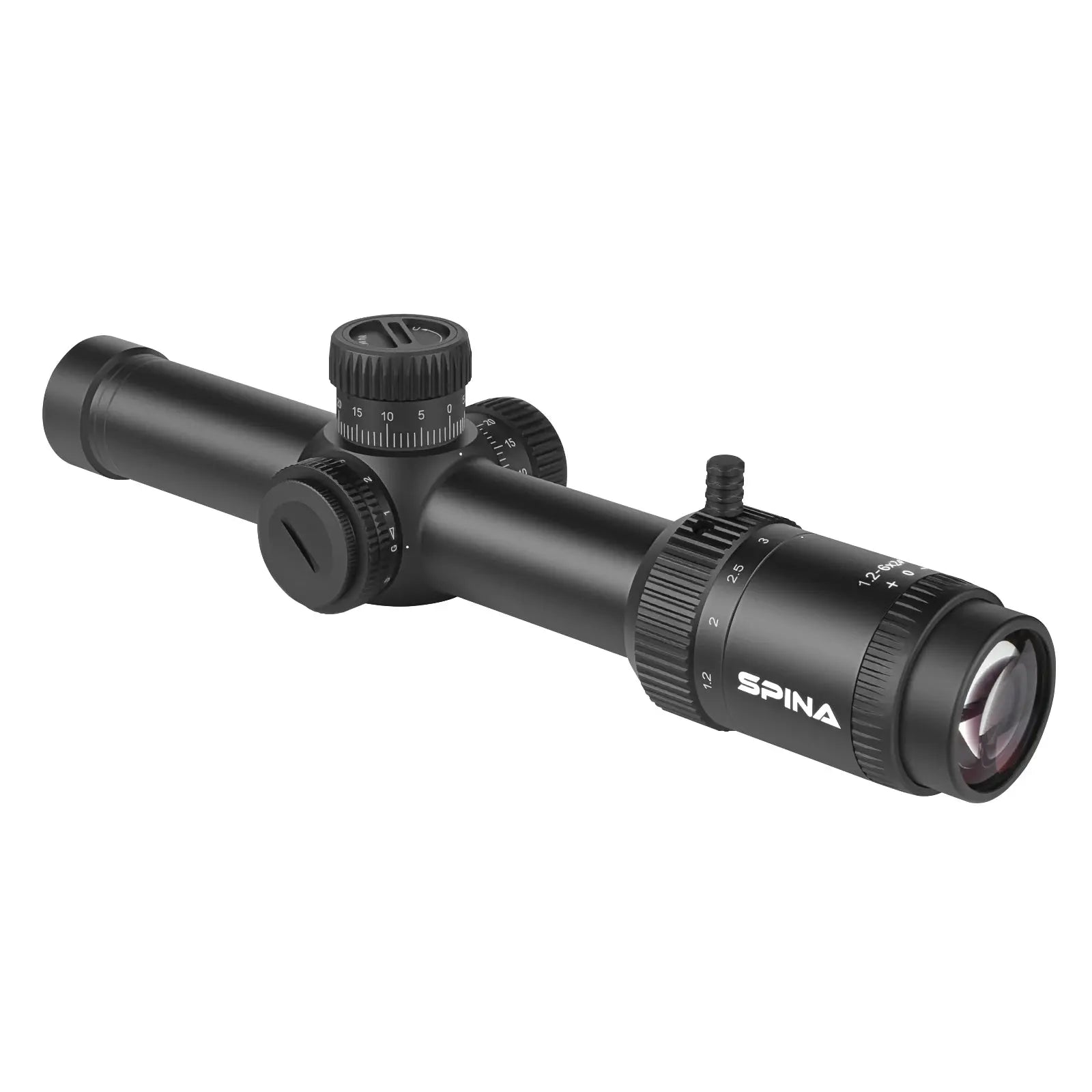 SPINA OPTICS WolfChase LPVO 1.2-6x24 FFP/SFP - Lunette de Tir pour Fusil, Viseur à Point Rouge, Optique de Chasse et CQB Ma boutique