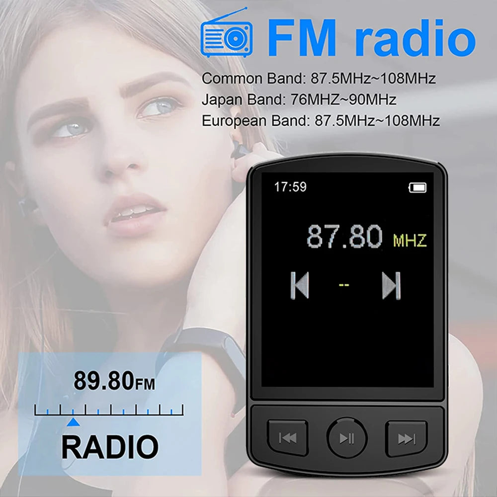 Lecteur MP3 Sport Portable avec Clip A7 - BLACKBEARD OUTDOOR INDUSTRIES
