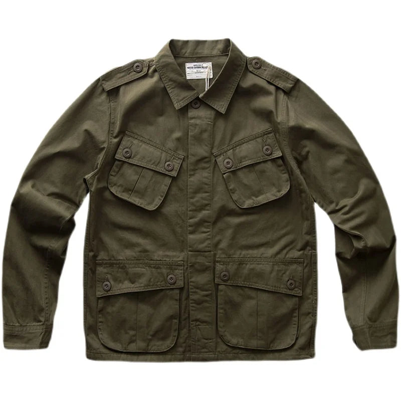 Veste Casual Vintage Amekaji Multi-Poches pour Homme - TCU - BLACKBEARD OUTDOOR INDUSTRIES