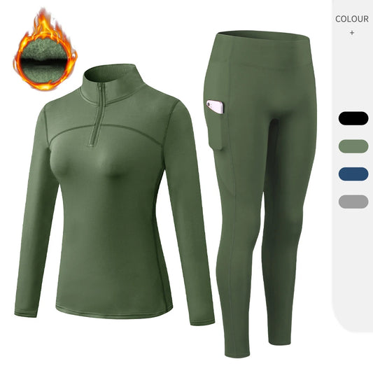Ensemble de Sous-Vêtements Thermiques Femme – Longs Jambes Chaleur Maximale, Vêtement Thermique Deuxième Peau - BLACKBEARD OUTDOOR INDUSTRIES