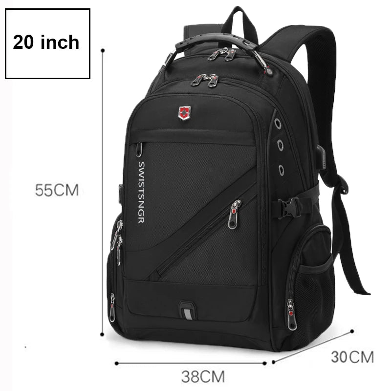 Sac à Dos Ordinateur Étanche 2025 – 17"/20" | Grande Capacité, USB, Antivol | Homme & Femme - BLACKBEARD OUTDOOR INDUSTRIES