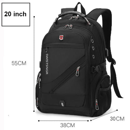 Sac à Dos Ordinateur Étanche 2025 – 17"/20" | Grande Capacité, USB, Antivol | Homme & Femme - BLACKBEARD OUTDOOR INDUSTRIES