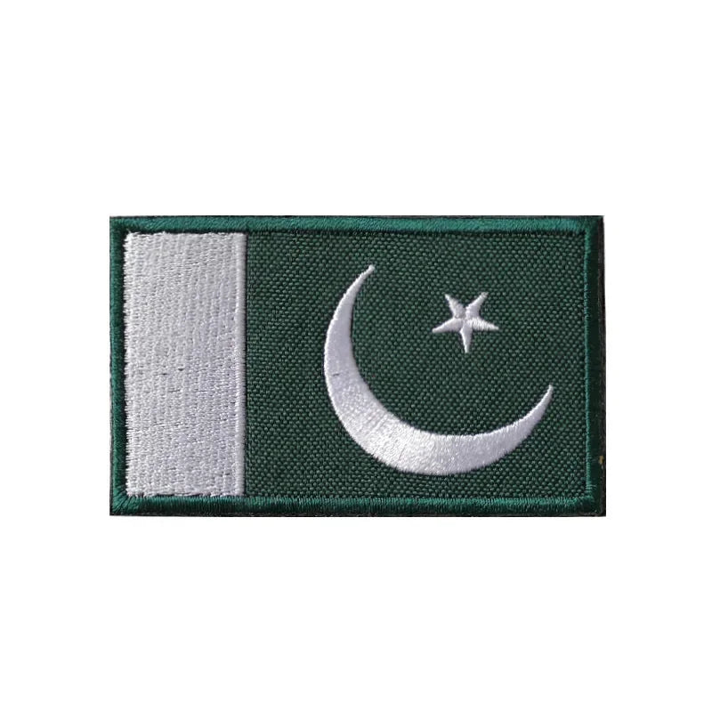 Patch Brodé Drapeau – international | Patch Militaire Tactique Velcro - BLACKBEARD OUTDOOR INDUSTRIES