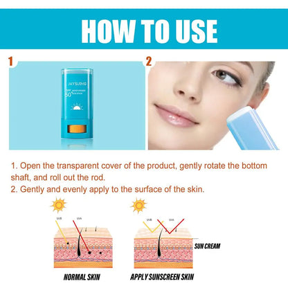 Crème Solaire Stick SPF 50+ Protection UV Antioxydant Blocage Solaire Isolation Crème Légère - Pour Tous Types de Peaux - BLACKBEARD OUTDOOR INDUSTRIES