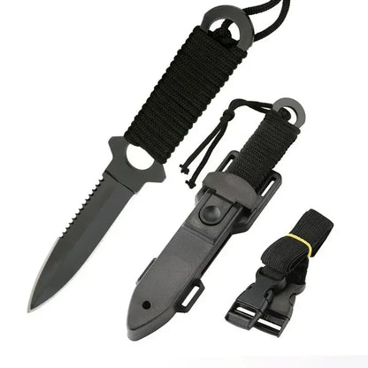 Vusak Stainless Steel Camping Pocket Knife with Scabbard - BLACKBEARD OUTDOOR INDUSTRIES