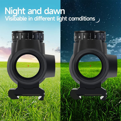 Viseur Point Rouge Tactique – Reflex Red Dot Sight 1x – Collimateur Optique pour Rail 20mm Ma boutique
